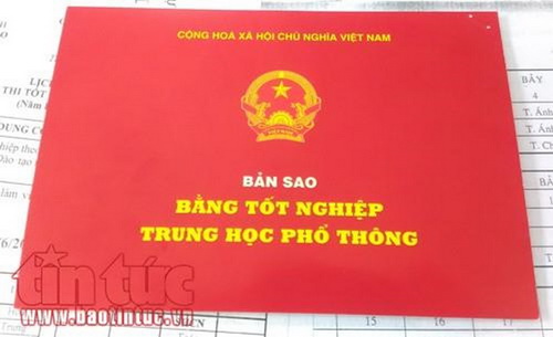 ban sao bang tot nghiep thpt