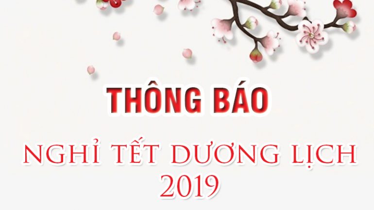 lich nghi tet duong lich 2019