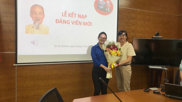 le ket nap Dang cho Thuy Vy